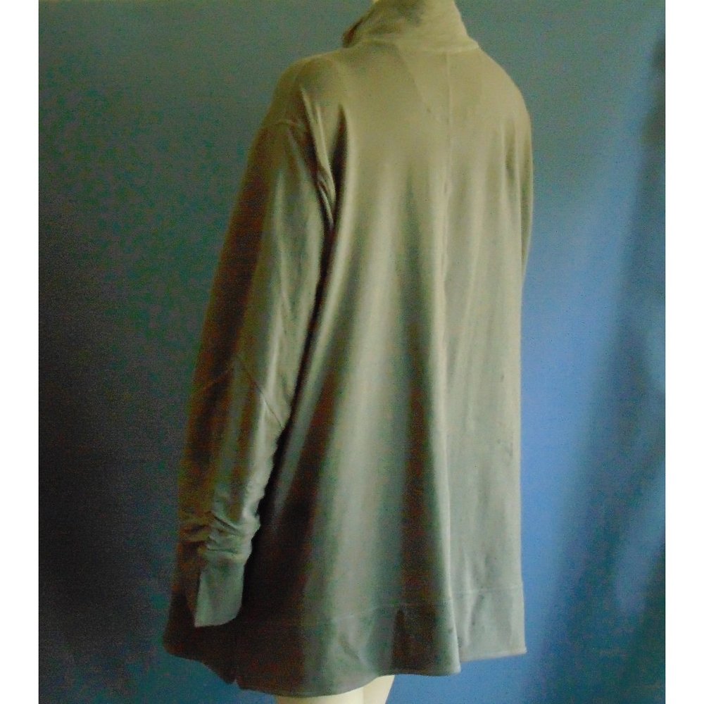 Neon Buddha Olive Green Knit Zipper Jacket 3X - Picture 7 of 8